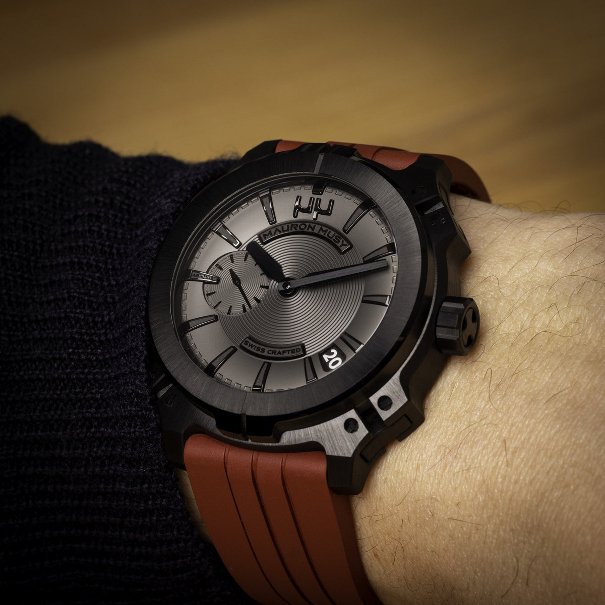 Mauron Musy Watches - ARMURE BLACK | Manfredi Jewels