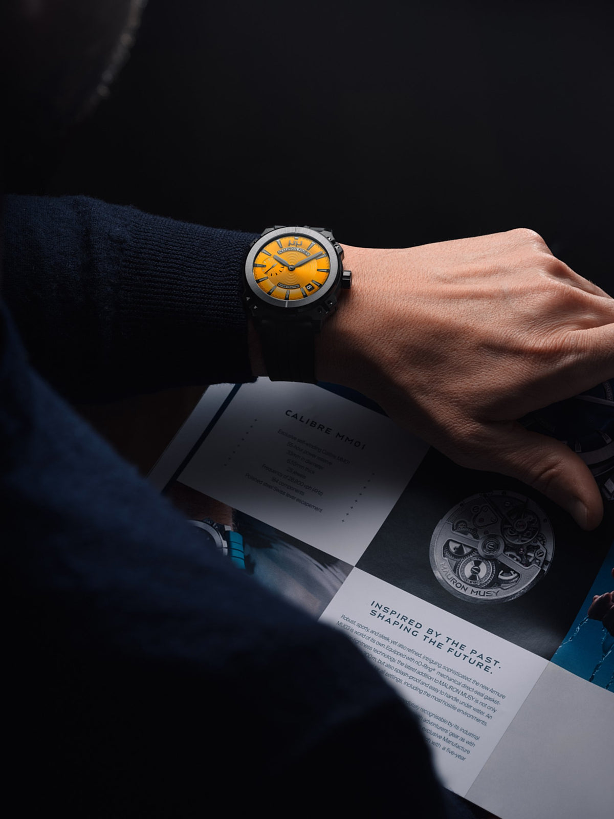 Mauron Musy Watches - ARMURE ORANGE | Manfredi Jewels