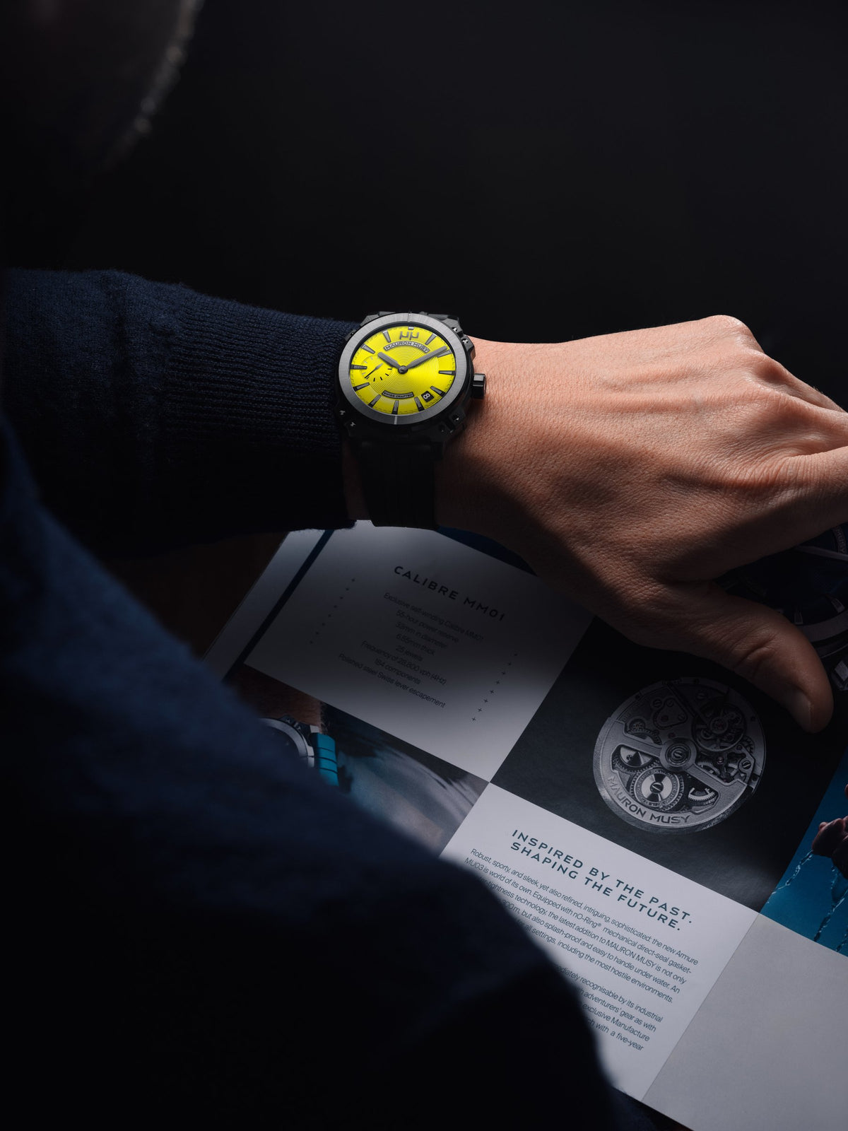 Mauron Musy Watches - ARMURE YELLOW | Manfredi Jewels