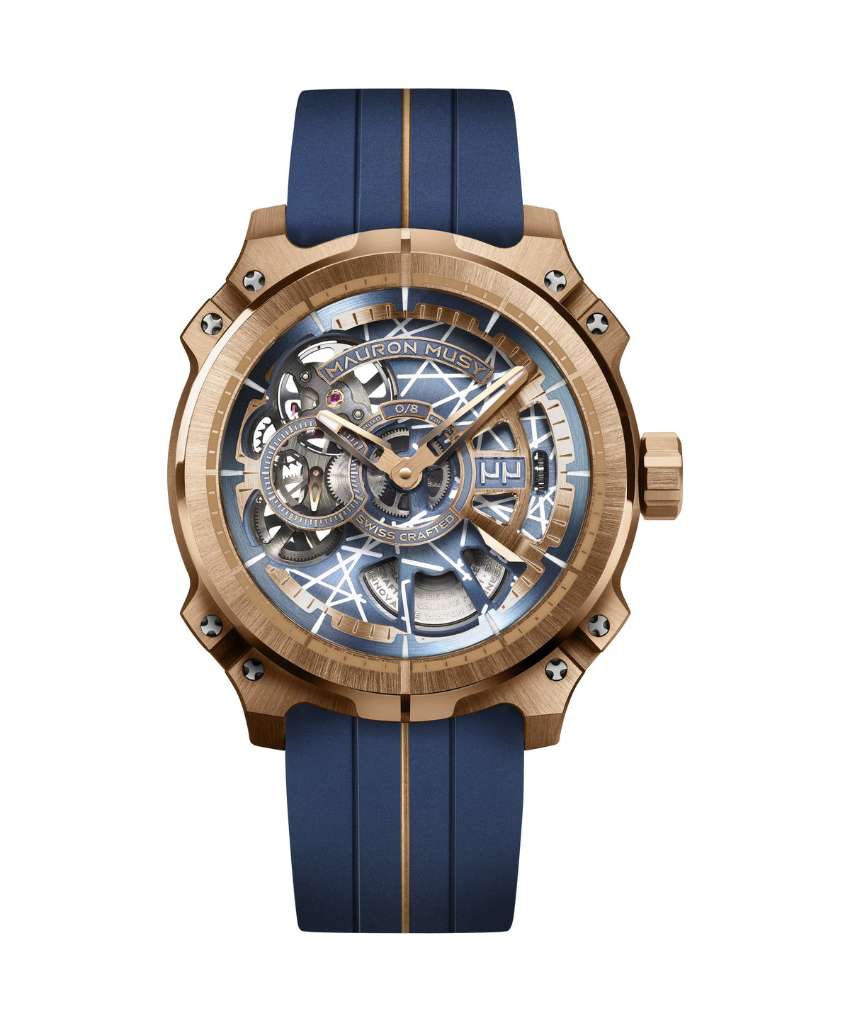 Mauron Musy Watches - BLUEPRINT HARD GOLD SKELETON | Manfredi Jewels