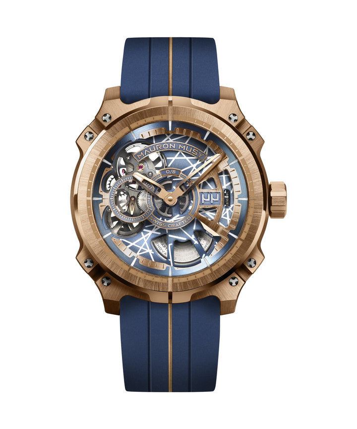 Mauron Musy Watches - BLUEPRINT HARD GOLD SKELETON | Manfredi Jewels