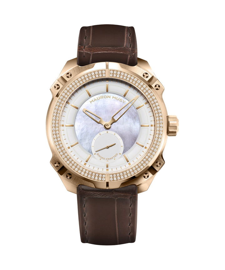 Mauron Musy Watches - UNIX GOLD MOTHER OF PEARL | Manfredi Jewels