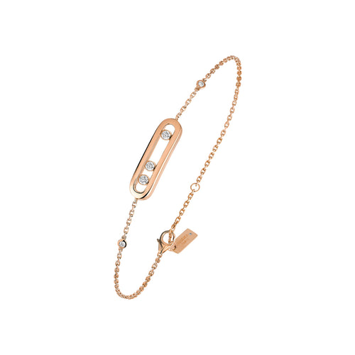 Messika Jewelry - Baby Move 18K Rose Gold Diamond Bracelet | Manfredi Jewels