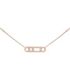 Messika Jewelry - Baby Move 18K Rose Gold Diamond Necklace | Manfredi Jewels