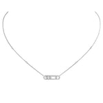 Messika Jewelry - Baby Move 18K White Gold Diamond Necklace | Manfredi Jewels