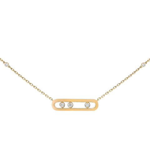 Baby Move 18K Yellow Gold Diamond Necklace