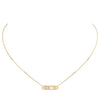 Messika Jewelry - Baby Move 18K Yellow Gold Diamond Necklace | Manfredi Jewels