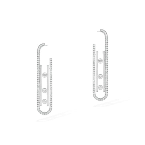 Messika Jewelry - BOUCLES D’OREILLES MOVE 10TH DIAMOND EARRINGS | Manfredi Jewels