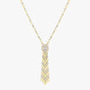 Messika Jewelry - D-Vibes Tassel 18K Yellow Gold Diamond Necklace | Manfredi Jewels