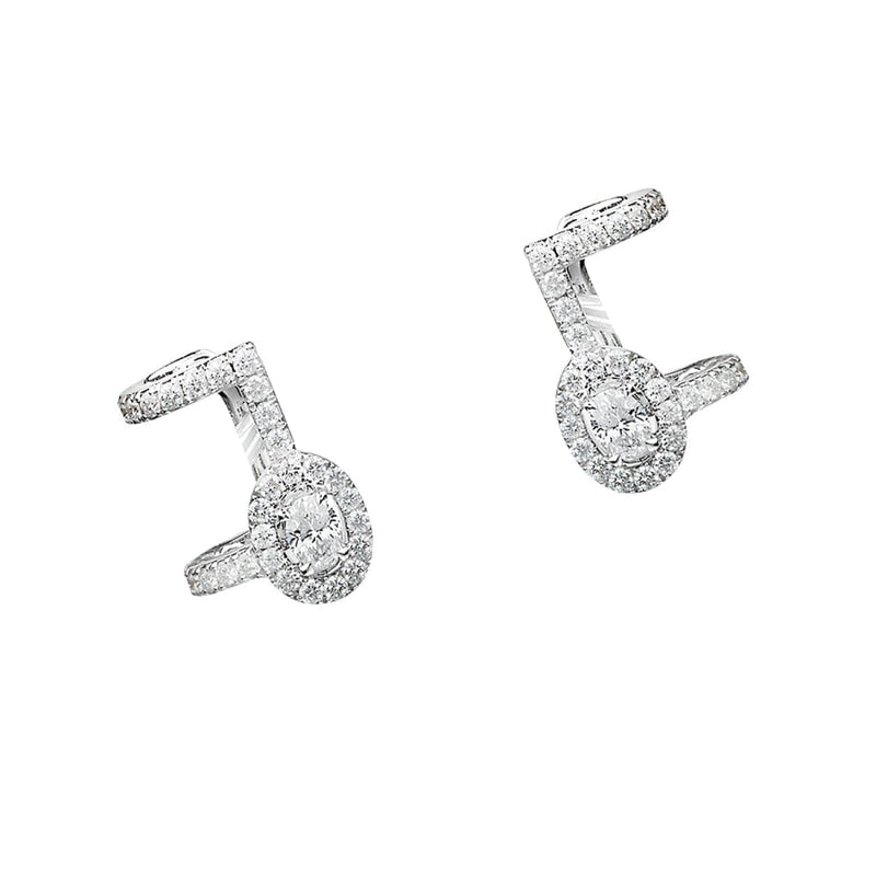 Messika Jewelry - GLAM’AZONE PAVE EARRINGS | Manfredi Jewels