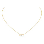Messika Jewelry - Gold Move Uno 18K Yellow Diamond Necklace | Manfredi Jewels