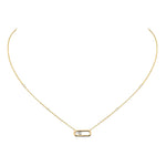 Messika Jewelry - Gold Move Uno 18K Yellow Gold Diamond Necklace | Manfredi Jewels