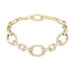 Messika Jewelry - High Jewelry 18K Yellow Gold Groove Diamond Necklace | Manfredi Jewels
