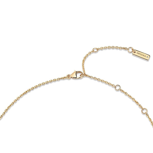 Messika Jewelry - Lucky Eye 18K Yellow Gold Malachite Diamond Necklace | Manfredi Jewels
