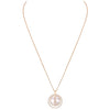 Messika Jewelry - Lucky Move 18K Rose Gold Mother - Of - Pearl Petite Model Diamond Necklace | Manfredi Jewels