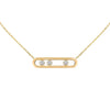 Messika Jewelry - Move 18K Yellow Gold Diamond Necklace | Manfredi Jewels