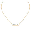 Messika Jewelry - Move 18K Yellow Gold Diamond Necklace | Manfredi Jewels