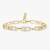 Messika Jewelry - Move Link 18K Yellow Gold Multi Diamond Bracelet | Manfredi Jewels