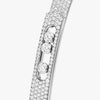 Messika Jewelry - Move Noa 18K White Gold Full Pavé Diamond Bangle Bracelet | Manfredi Jewels