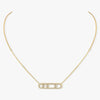 Messika Jewelry - Move Pavé 18K Yellow Gold Diamond Necklace | Manfredi Jewels