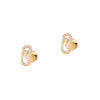Messika Jewelry - Move Uno 18K Yellow Gold Pavé Diamond Earrings | Manfredi Jewels