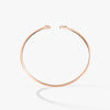 Messika Jewelry - My Twin Toi & Moi 18K Rose Gold Diamond Thin Bangle Bracelet | Manfredi Jewels