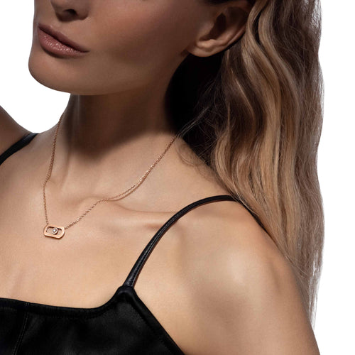 Messika Jewelry - So Move 18K Rose Gold Diamond Necklace | Manfredi Jewels