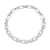 Messika Jewelry - So Move 18K White Gold XL Pavé Diamond Necklace | Manfredi Jewels