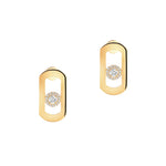 Messika Jewelry - So Move 18K Yellow Gold Diamond Earrings | Manfredi Jewels