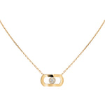 Messika Jewelry - So Move 18K Yellow Gold Diamond Necklace | Manfredi Jewels