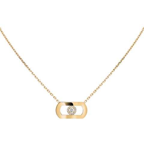 So Move 18K Yellow Gold Diamond Necklace