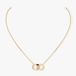 Messika Jewelry - So Move 18K Yellow Gold Diamond Necklace | Manfredi Jewels
