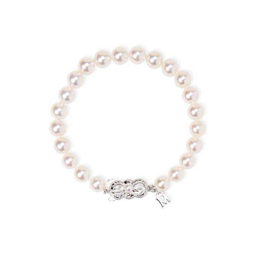 Mikimoto Jewelry - 7INCH 7X6.5MM A QUALITY BRACELET UD70107W | Manfredi Jewels