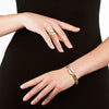 Miseno - Arco 18K Yellow Gold Diamond and Mother-of-Pearl Ring | Manfredi Jewels