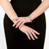 Miseno - Arco 18K Yellow Gold Turquoise and Diamond Ring | Manfredi Jewels