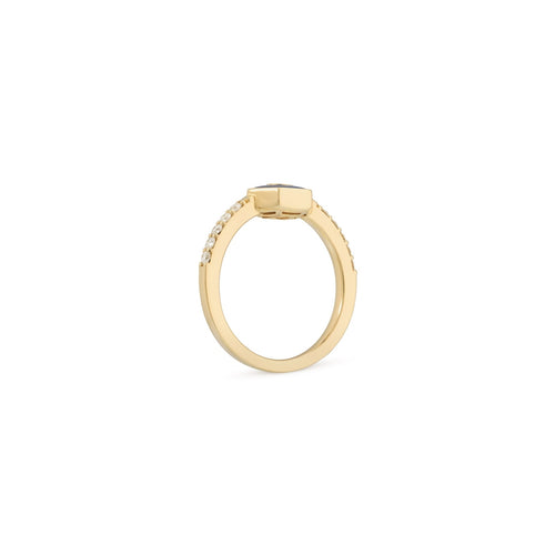 Miseno Jewelry - Baia Sommersa 18K Yellow Gold Diamond Lapis Ring | Manfredi Jewels