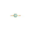 Miseno Jewelry - Baia Sommersa 18K Yellow Gold Diamond Turquoise Ring | Manfredi Jewels