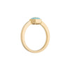 Miseno Jewelry - Baia Sommersa 18K Yellow Gold Diamond Turquoise Ring | Manfredi Jewels