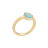 Miseno Jewelry - Baia Sommersa 18K Yellow Gold Diamond Turquoise Ring | Manfredi Jewels