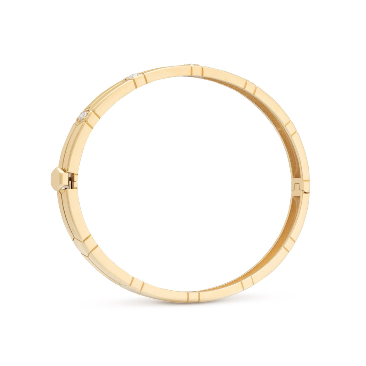 Miseno Jewelry - Baia Sommersa 18K Yellow Gold Diamonds Bangle Bracelet | Manfredi Jewels