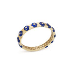 Miseno Jewelry - Baia Sommersa 18K Yellow Gold Diamonds & Lapis Bangle Bracelet | Manfredi Jewels