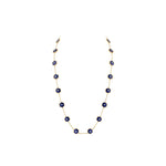 Miseno Jewelry - Baia Sommersa 18K Yellow Gold Diamonds & Lapis Long Necklace | Manfredi Jewels