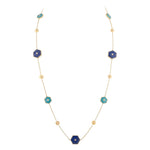 Miseno Jewelry - Baia Sommersa 18K Yellow Gold White Diamond Necklace | Manfredi Jewels