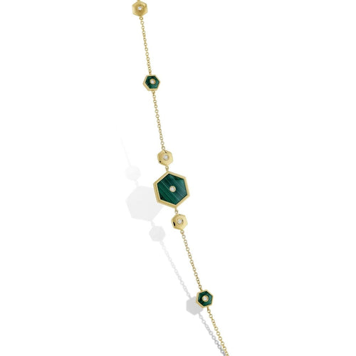 Miseno Jewelry - Baia Sommersa Diamonds / Malachite 18K Yellow Gold | Manfredi Jewels