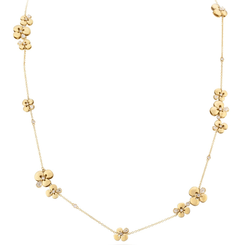 Miseno Jewelry - Ischia 18K Yellow Gold Diamonds Long Necklace | Manfredi Jewels