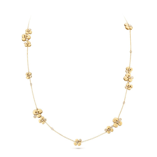 Miseno Jewelry - Ischia 18K Yellow Gold Diamonds Long Necklace | Manfredi Jewels
