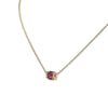 Miseno Jewelry - Procida 18K Rose Gold Rubies & Diamond Pendant Necklace | Manfredi Jewels