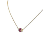 Miseno Jewelry - Procida 18K Rose Gold Rubies & Diamond Pendant Necklace | Manfredi Jewels