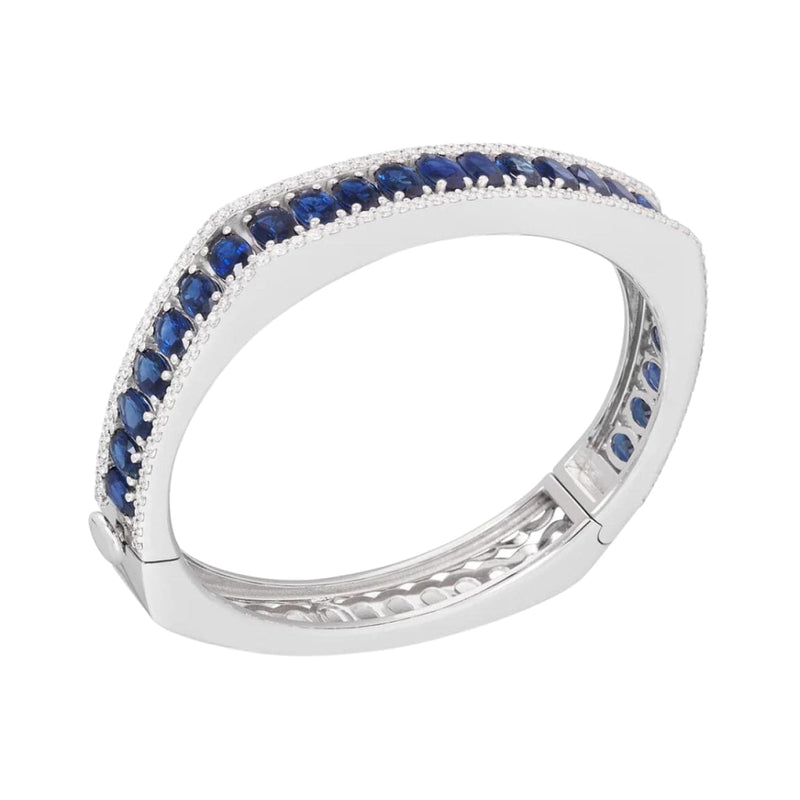 Miseno Jewelry - Procida 18kt White Gold White Diamond Bracelet | Manfredi Jewels