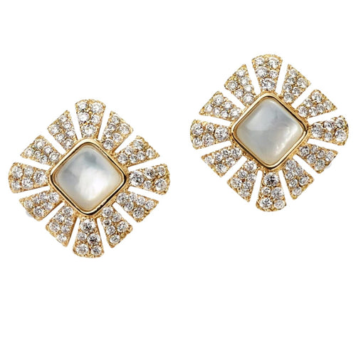 Miseno Jewelry - Raggi Diamonds And Mother Of Pearl 18K Yellow Gold | Manfredi Jewels